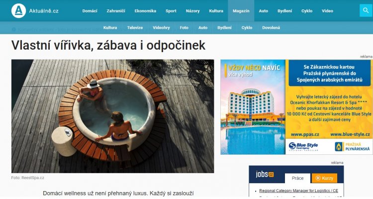 Aktualne.cz | Vlastní vířivka, zábava i odpočinek